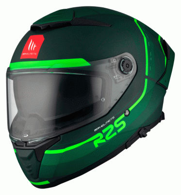 Мотошолом MT THUNDER 4 SV R25 C6 Matt Green M