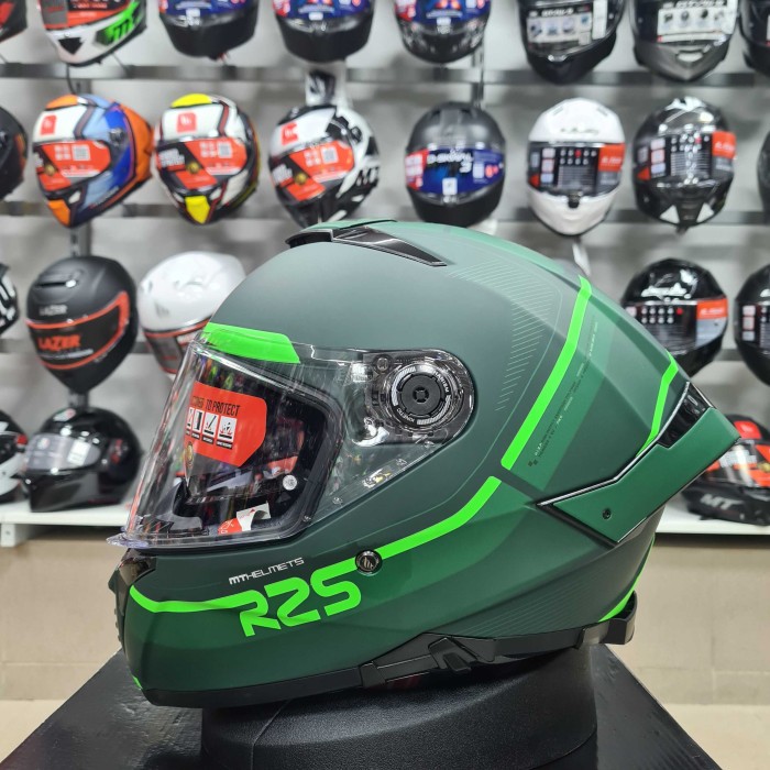 Мотошолом MT THUNDER 4 SV R25 C6 Matt Green M