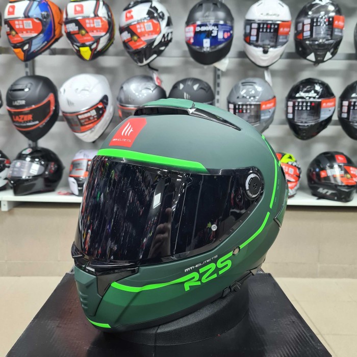 Мотошолом MT THUNDER 4 SV R25 C6 Matt Green M