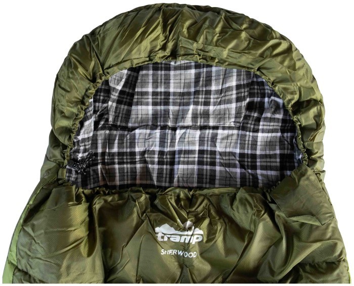 Спальний мішок Tramp Sherwood Long ковдра правий dark-olive/grey 230/100 UTRS-054L