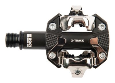 Педалі Look X-TRACK DARK GREY, алюміній, вісь chromoly 9/16" , темно-сіра