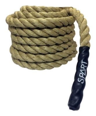 Канат для кроссфіта (бойовий канат) SPART / 15 м, Ø 38 мм, сизаль