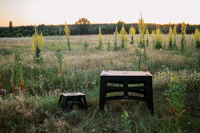 Стіл Tribe Camp Table High пластиковий T-EF-0004-black, укр, укр