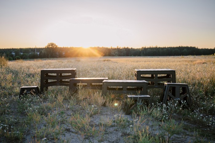 Стіл Tribe Camp Table High пластиковий T-EF-0004-black, укр, укр