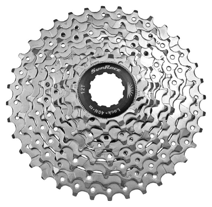 Кассета 9-k 11-36T SUN RACE M90 MTB, Zinc