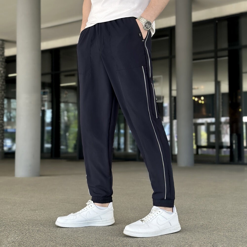 Весняні чоловічі джогери темно-сині Pobedov Weekend, укр, укр