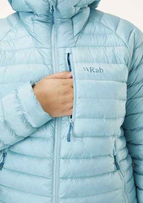 Жіночий легкий пуховик Rab Microlight Alpine Jacket Wmns, Black