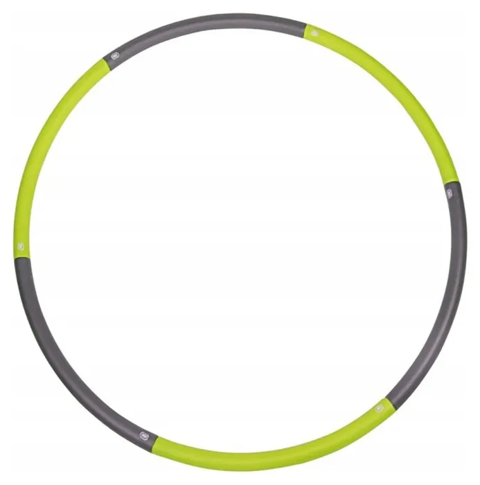 Обруч масажний Hula Hoop SportVida 90 см SV-HK0214 Grey/Green