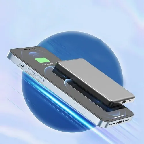 Power Bank Aspor A381 Magnetic Wireless 5000mAh (Type-C/20W)- синий (900153)
