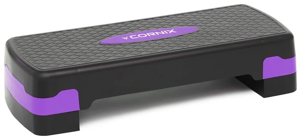 Степ-платформа 2-ступінчаста Cornix 68 х 28 х 10-15 см XR-0188 Black/Purple (LFXR-0188)