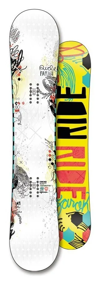 Сноуборд Ride Farah 147 Multicolor (1210012) (147 см apple green/light grey)