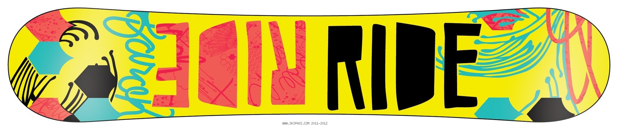 Сноуборд Ride Farah 147 Multicolor (1210012), укр, укр