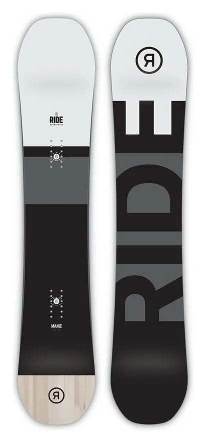 Сноуборд Ride Manic 157 Multicolor (12C0012) (157 см black, black/grey)