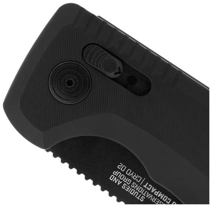 Розкладний ніж SOG SOG-TAC AU, Black, Compact, Tanto, CA Special