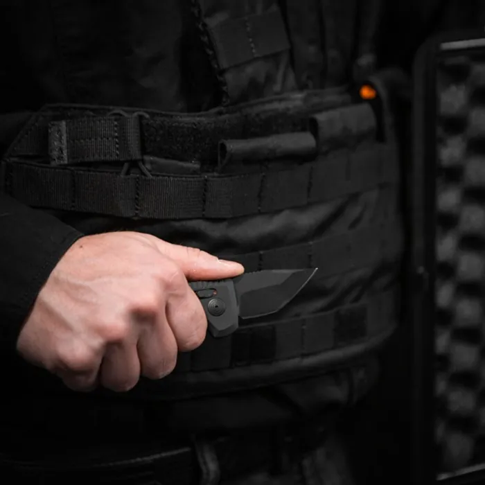 Розкладний ніж SOG SOG-TAC AU, Black, Compact, Tanto, CA Special