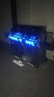 Газовый гриль Napoleon Prestige PRO 825 RSBI с боковой горелкой Sizzle Zone и вертилем (69532) нерж сталь PRO825RSBIPSS-3-RC