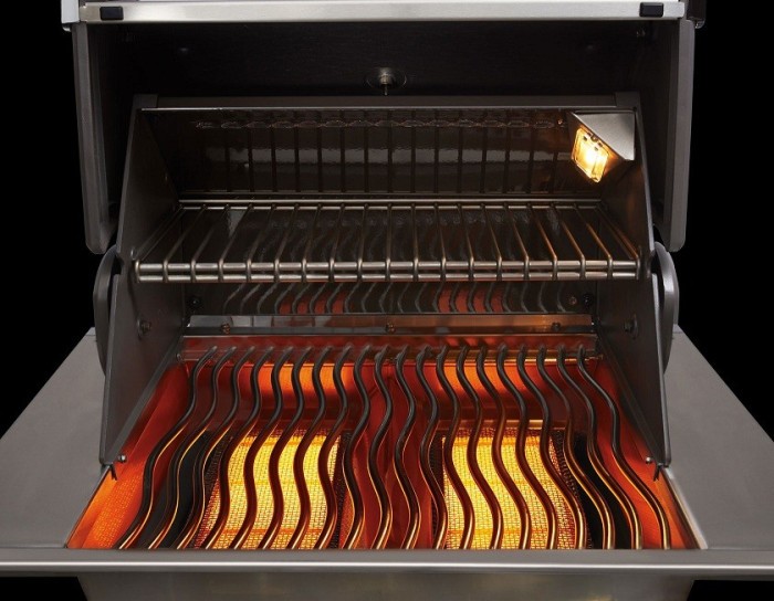 Газовый гриль Napoleon Prestige PRO 825 RSBI с боковой горелкой Sizzle Zone и вертилем (69532) нерж сталь PRO825RSBIPSS-3-RC
