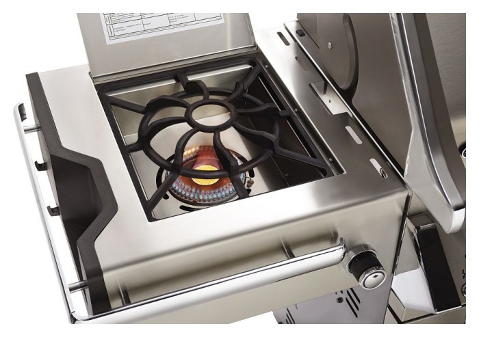 Газовый гриль Napoleon Prestige PRO 825 RSBI с боковой горелкой Sizzle Zone и вертилем (69532) нерж сталь PRO825RSBIPSS-3-RC