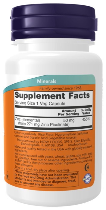 Zinc Picolinate 50 mg - 30 vcaps (поврежденная банка)