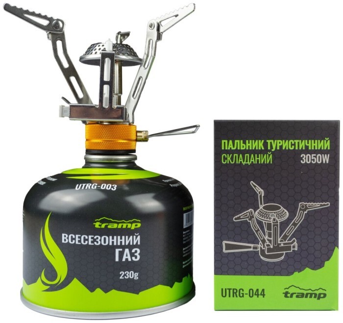 Горелка Tramp компактная с пьезоподжигом UTRG-044