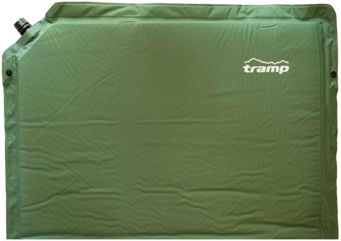Коврик самонадувающийся Tramp с возможностью состегания green 188х66х5 UTRI-004