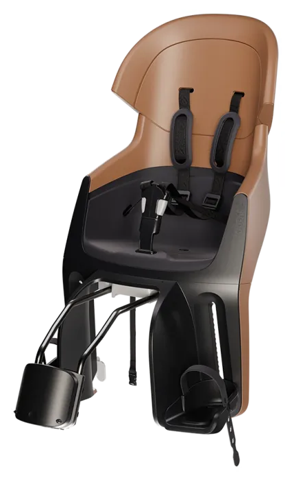 Детское велокресло Bobike Exclusive Evolve maxi - rear bicycle seat for frame Cinnamon Brown