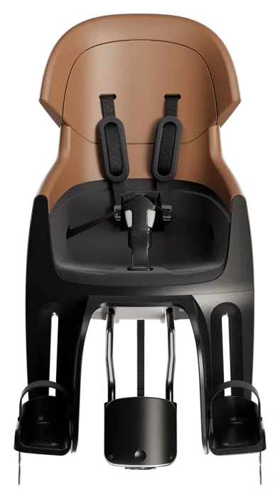 Детское велокресло Bobike Exclusive Evolve maxi - rear bicycle seat for frame Cinnamon Brown