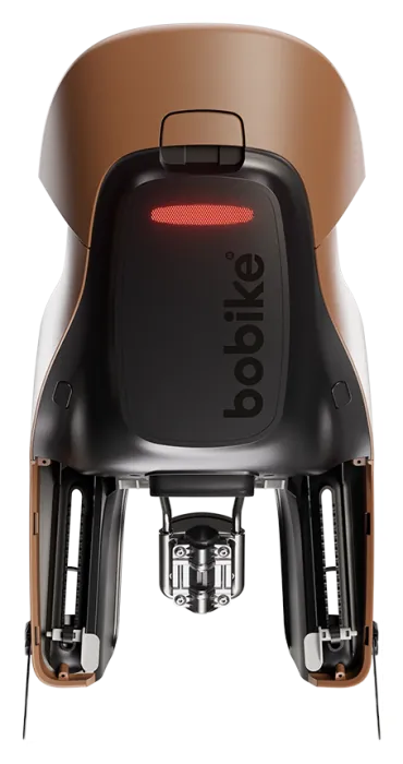 Детское велокресло Bobike Exclusive Evolve maxi - rear bicycle seat for frame Cinnamon Brown