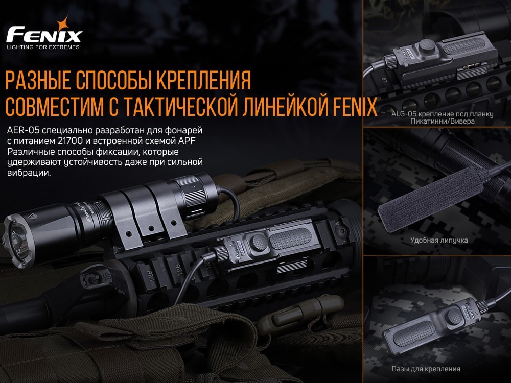 Виносна тактична кнопка Fenix AER-05, укр, укр