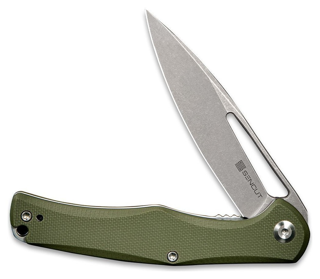 Ніж складаний туристичний Sencut Citius, (8.4 см) 9Cr18MoV / G10 зелений, укр, укр