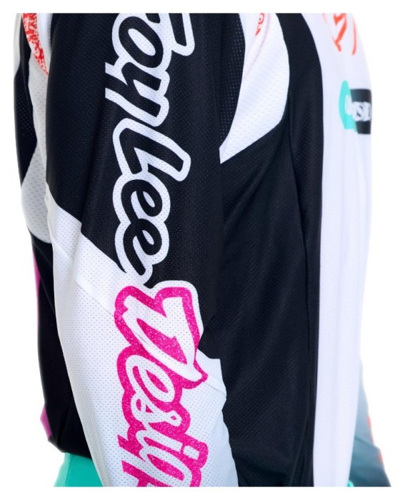 Мото джерсі TLD SE PRO JERSEY; SEVER [WHITE / TEAL] L