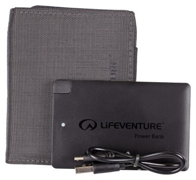 Кошелек Lifeventure RFID Charger Wallet grey