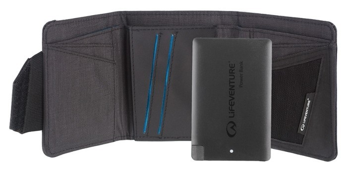 Кошелек Lifeventure RFID Charger Wallet grey