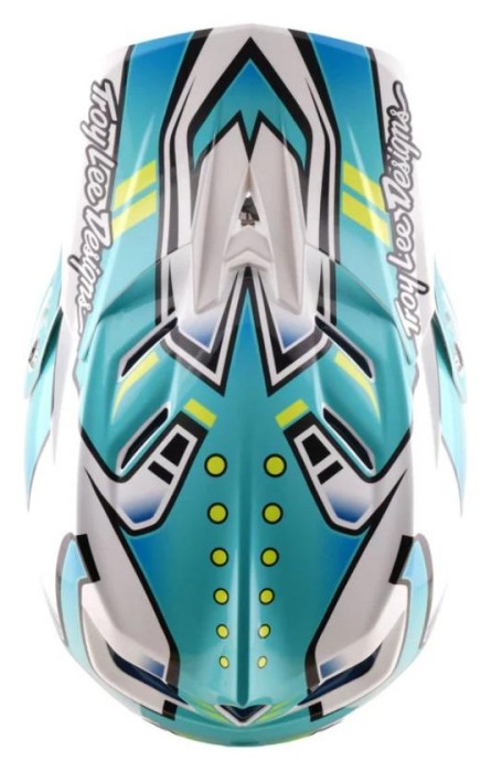 Вело шолом TLD D4 COMPOSITE HELMET; CREST [REAL TEAL] L
