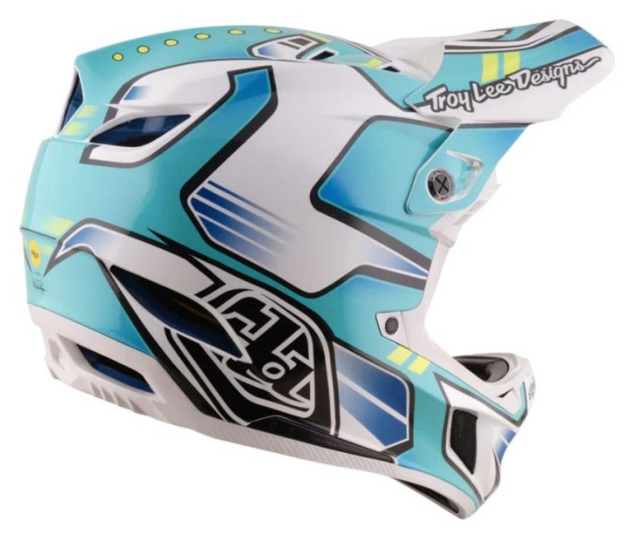 Вело шолом TLD D4 COMPOSITE HELMET; CREST [REAL TEAL] L