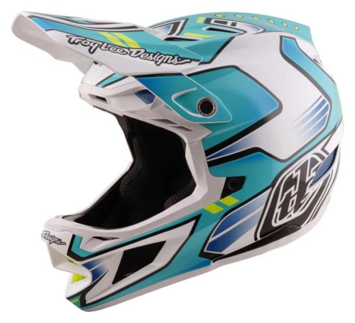Вело шолом TLD D4 COMPOSITE HELMET; CREST [REAL TEAL] L
