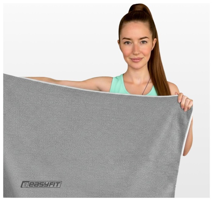 Спортивний рушник EasyFit RoyalWing 140х60 см з мікрофібри + кейс