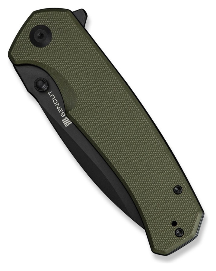 Ніж складаний туристичний Sencut Skarnax, (9.6 см) 9Cr18MoV / G10 темно-зелений