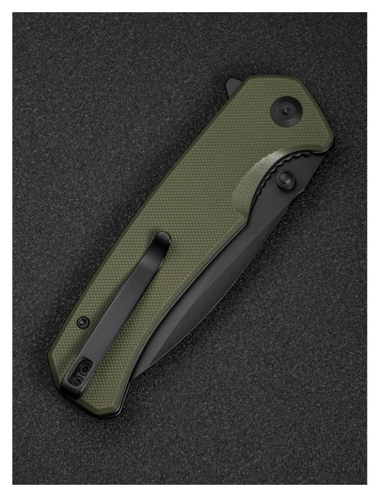 Ніж складаний туристичний Sencut Skarnax, (9.6 см) 9Cr18MoV / G10 темно-зелений, укр, укр