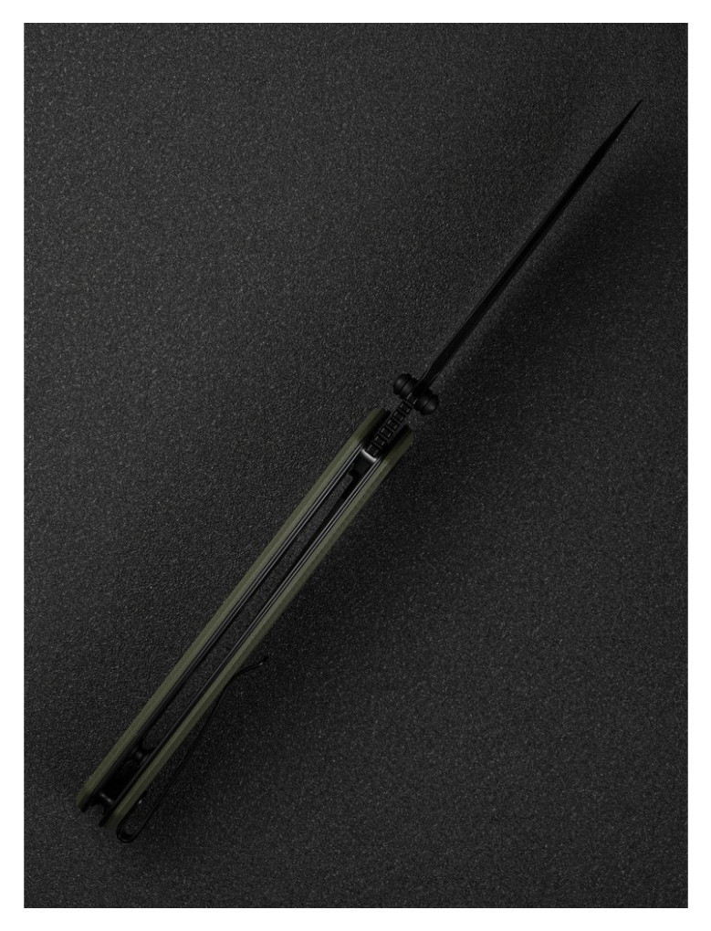 Ніж складаний туристичний Sencut Skarnax, (9.6 см) 9Cr18MoV / G10 темно-зелений, укр, укр