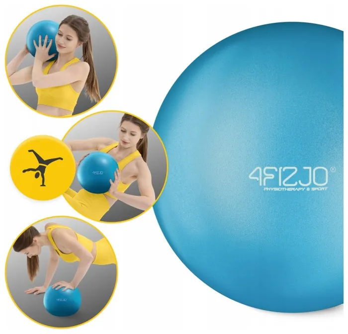 Мяч для пилатеса, йоги, реабилитации 4FIZJO 22 см Blue (P-5907739310521)