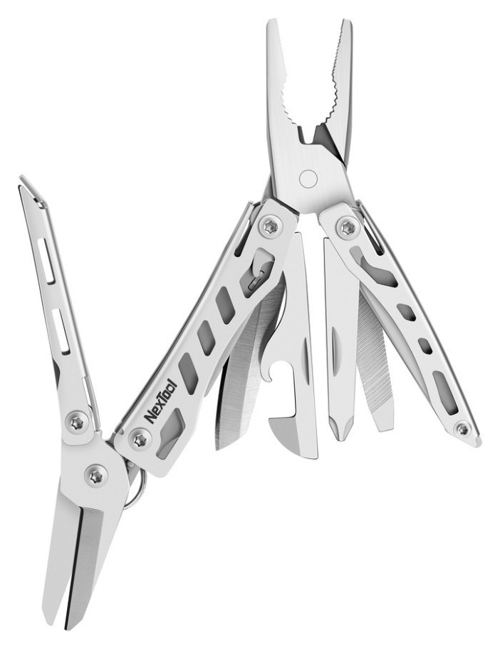 Мультитул NexTool Mini Flagship срібний, укр, укр