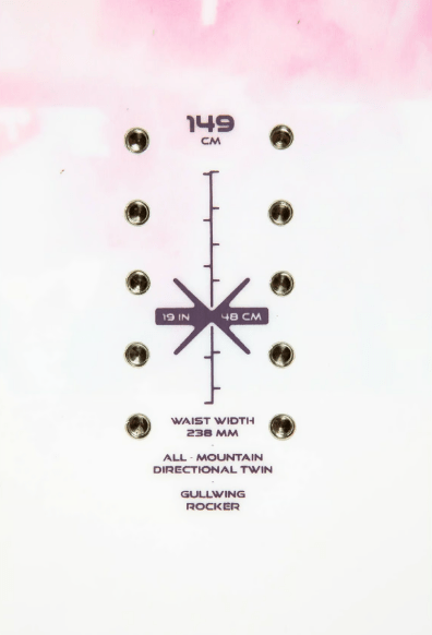 Сноуборд Nitro DROP 146 Pink blue brown (830565) O