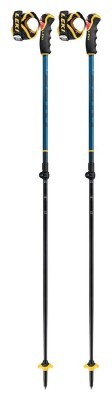 Палки для горных лыж Leki SPIFIRE VARIO 3D 110-140см Denim blue/blue/mustard yellow (65067101-WRH)