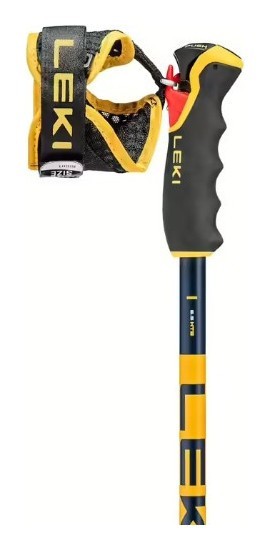 Палки для горных лыж Leki SPIFIRE VARIO 3D 110-140см Denim blue/blue/mustard yellow (65067101-WRH)