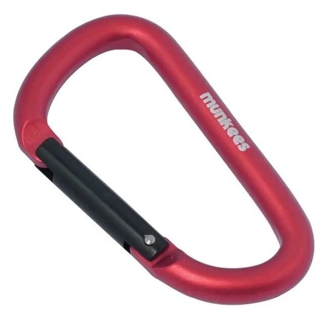 Munkees 3208 карабин D 8 мм x 80 мм red