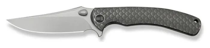 Нож складной туристический Weknife Dracarys, (9.1 см) Böhler M390/титан 6AL4V серый