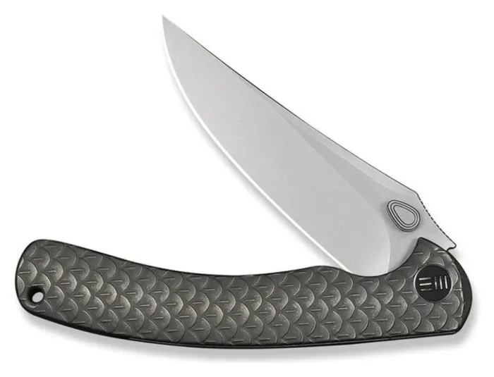 Нож складной туристический Weknife Dracarys, (9.1 см) Böhler M390/титан 6AL4V серый