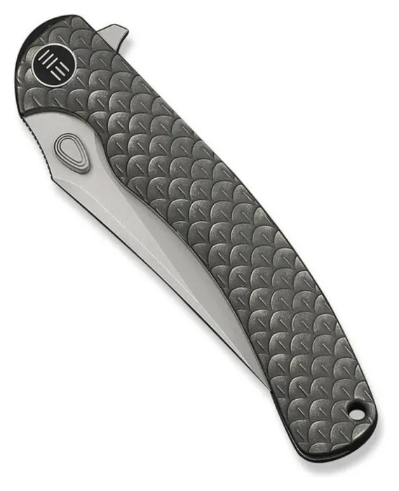 Нож складной туристический Weknife Dracarys, (9.1 см) Böhler M390/титан 6AL4V серый