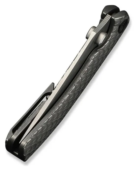 Нож складной туристический Weknife Dracarys, (9.1 см) Böhler M390/титан 6AL4V серый
